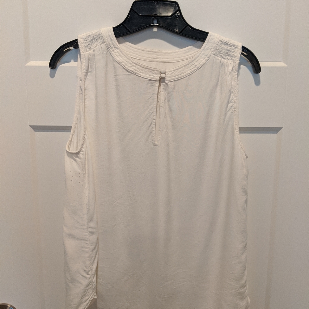 Loft ivory blouse size small.